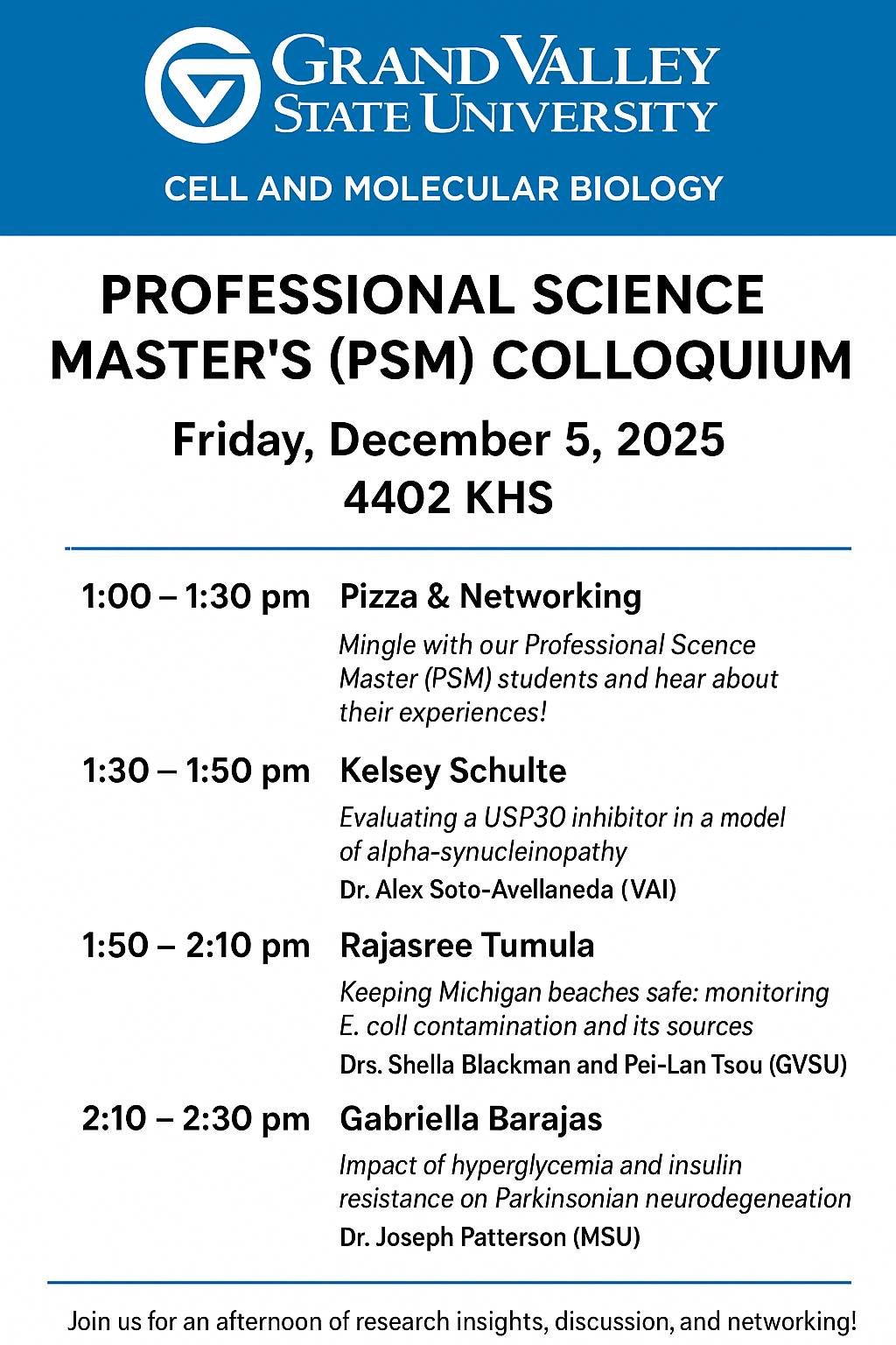 PSM internship event